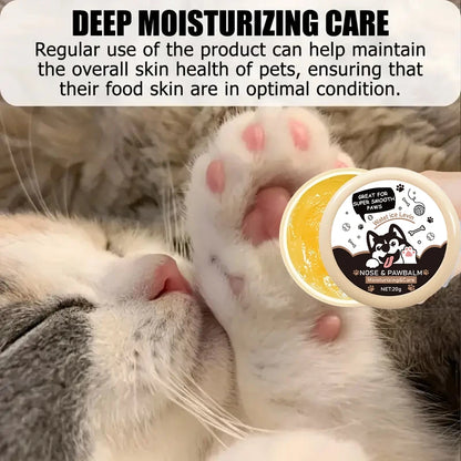 20g Dog Nose and Paw Balm Dog Paw Cream Cats Dogs Paw Protector Cream Pet Feet Moisturizer Pet Crack Feet Repair Pet Accessories